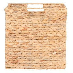 Passo Basket - Opvouwbare mand in waterhyacint 30x30x30 cm