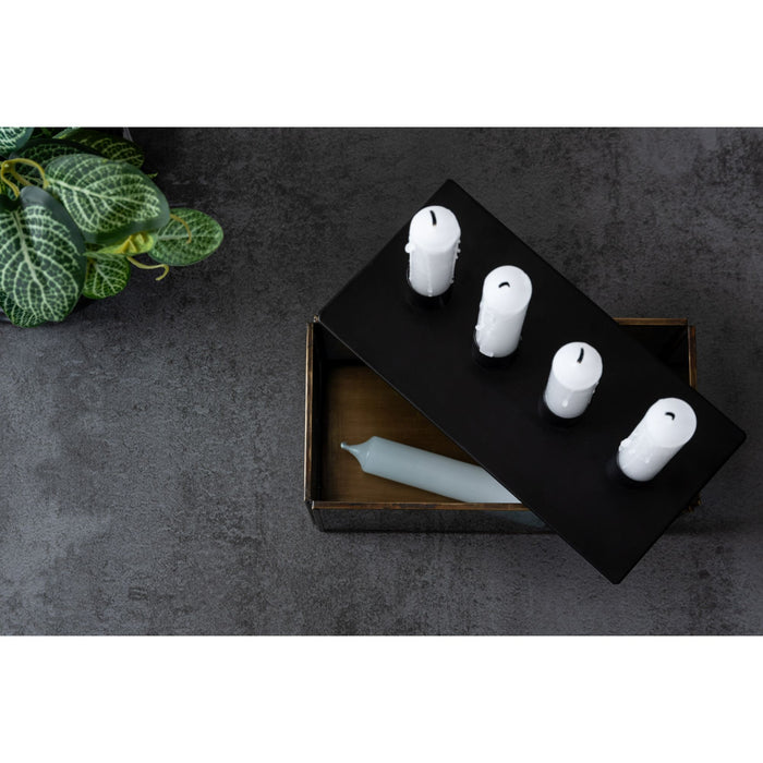 present time - Candle Holder Boxed Rectangle