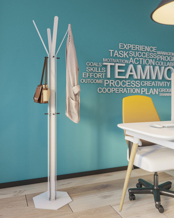 Gorillz Stack - Kapstok Staand - Industrieel design - Wit