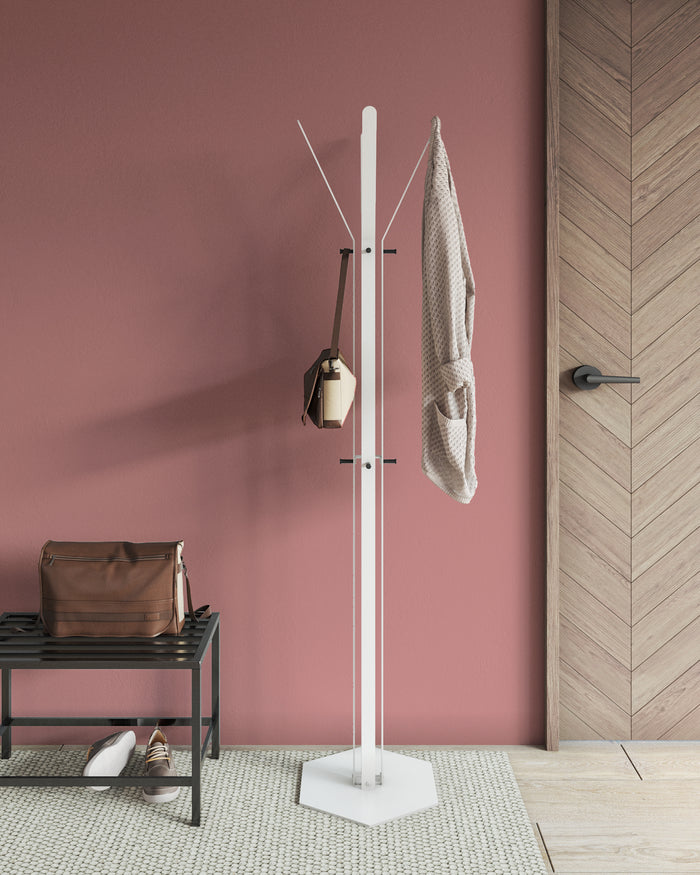 Gorillz Stack - Kapstok Staand - Industrieel design - Wit