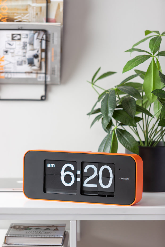 Karlsson - Wall Clock Wide Flip