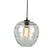 Leitmotiv - Pendant lamp Glamour Globe glass grey