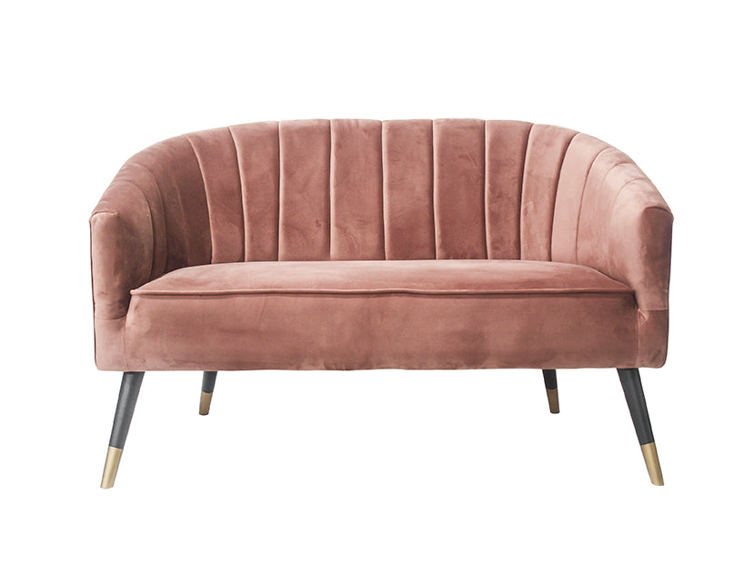 Leitmotiv - Sofa Royal velvet mauve pink