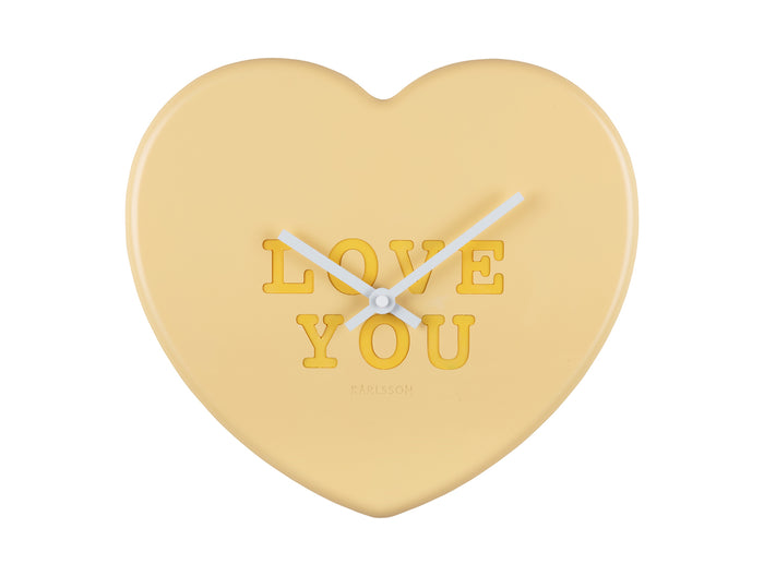 Karlsson - Wall Clock Heart Candy