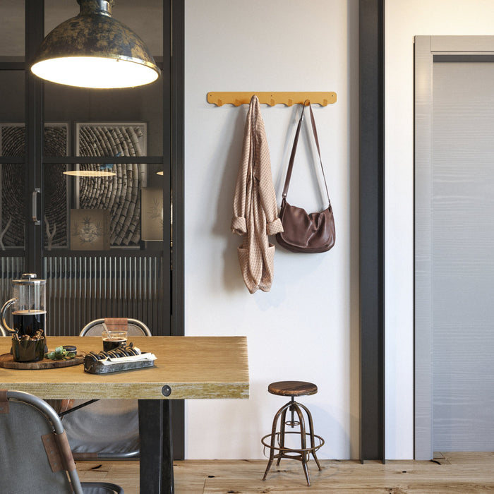 Gorillz Rounded Seven - Wandkapstok - 67 x 6 x 7,8 mm - Oranje