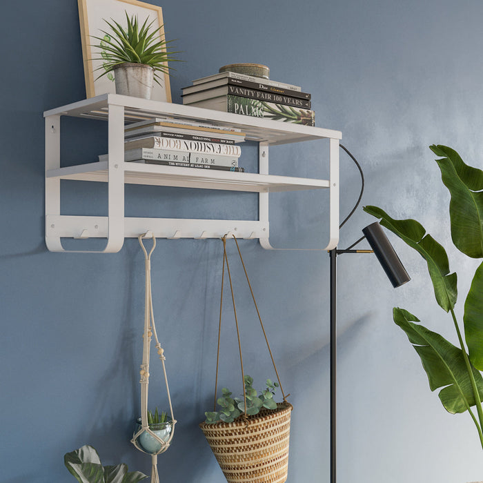 Gorillz Unify Wandkapstok met Hoedenplank en Extra Ruimte