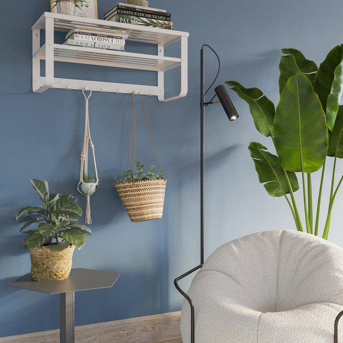 Gorillz Unify Wandkapstok met Hoedenplank en Extra Ruimte