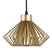 Leitmotiv - Pendant lamp Lignes Diamond gold painted