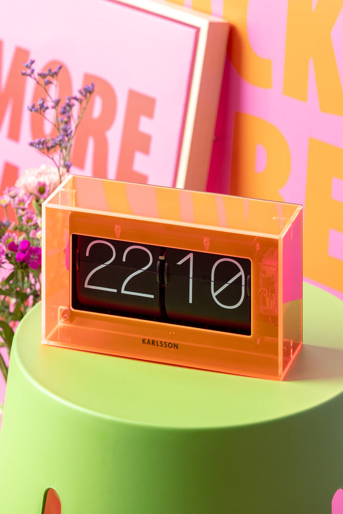 Karlsson - Table clock Boxed Flip