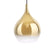 Leitmotiv - Hanglamp Drup - Goud Schaduw - Large - 35,5x26cm