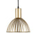 Leitmotiv - Pendant lamp Lignes Round gold painted
