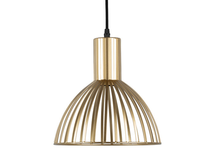 Leitmotiv - Pendant lamp Lignes Round gold painted