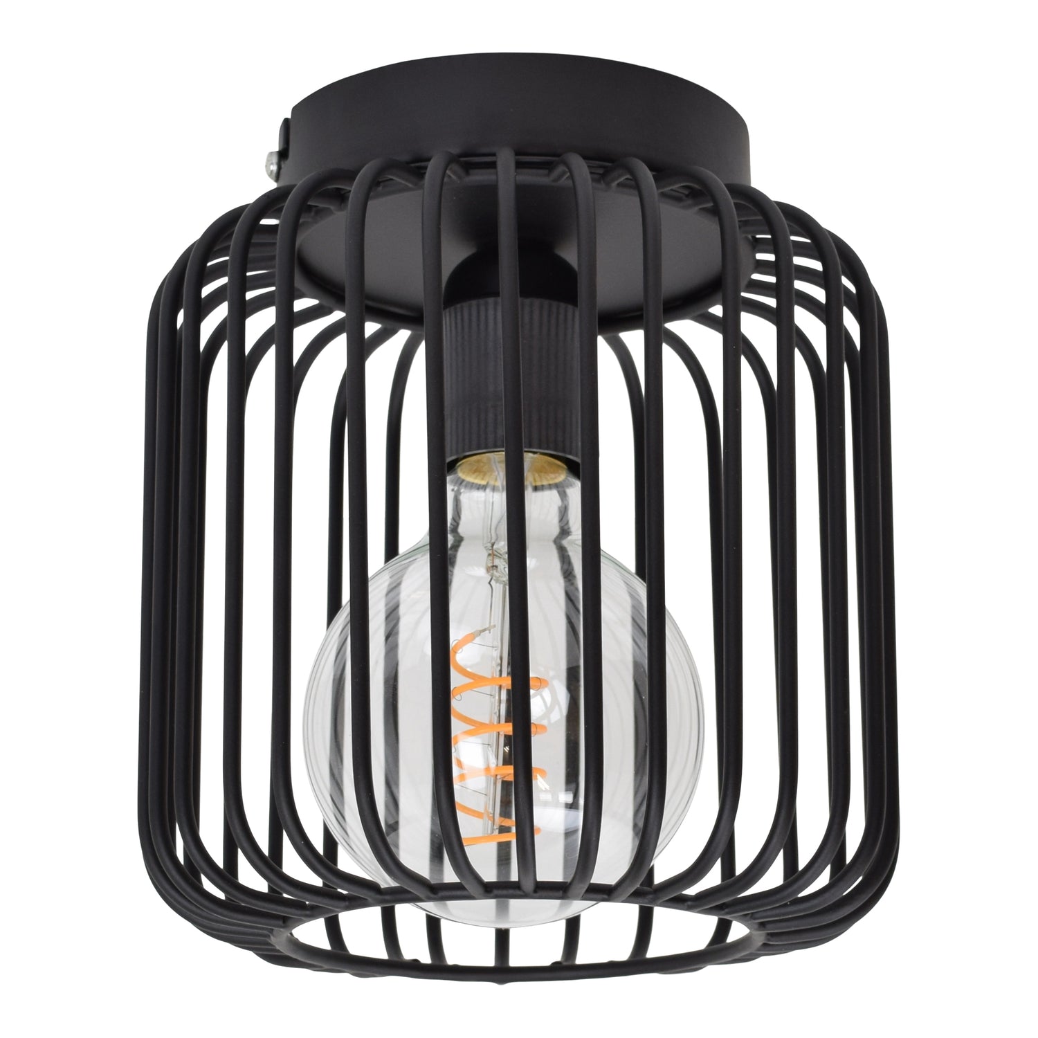 Urban Interiors Wiro plafondlamp - Zwart - Metaal - 20x18