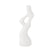 present time - Vase Organic Swirls polyresin white