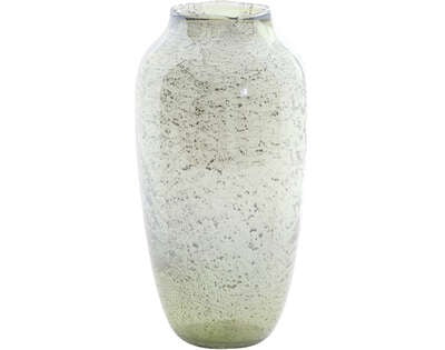 Light&living Vaas Ø21x40 cm NOAMI glas steenslag olijf groen