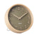 Karlsson - Table clock Pure wood grain moss green