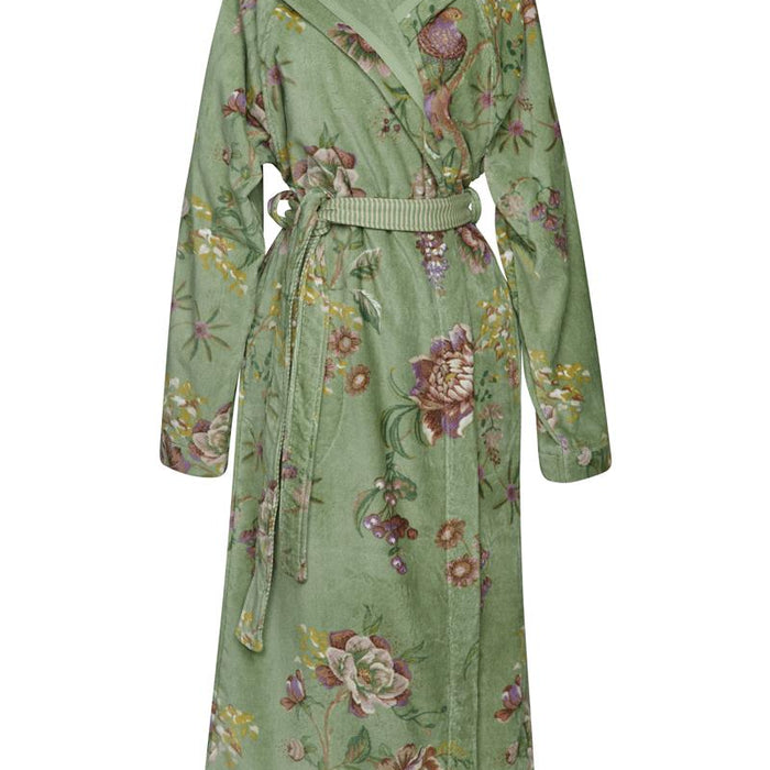 Pip Studio Secret Garden Badjas - Groen - XS