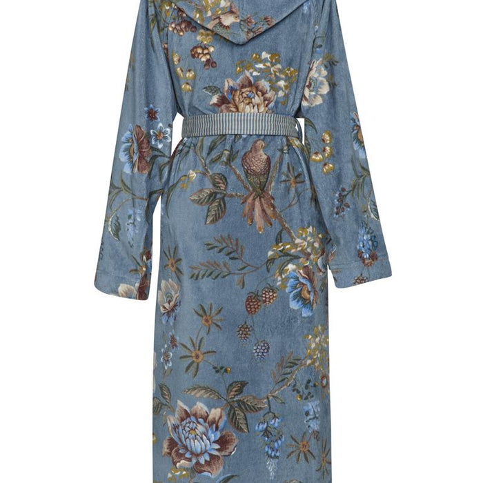 Pip Studio Secret Garden Badjas - Blauw - XL