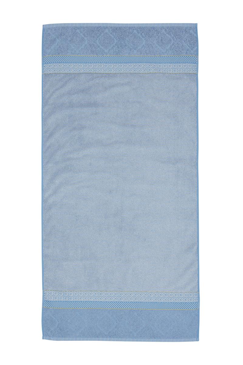 Pip Studio Soft Zellige - Douchelaken - 70x140 - Blauw Grijs