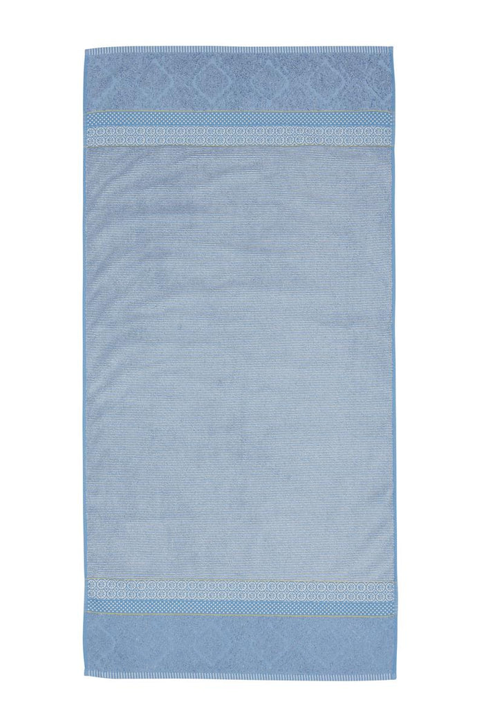 Pip Studio Soft Zellige - Douchelaken - 70x140 - Blauw Grijs
