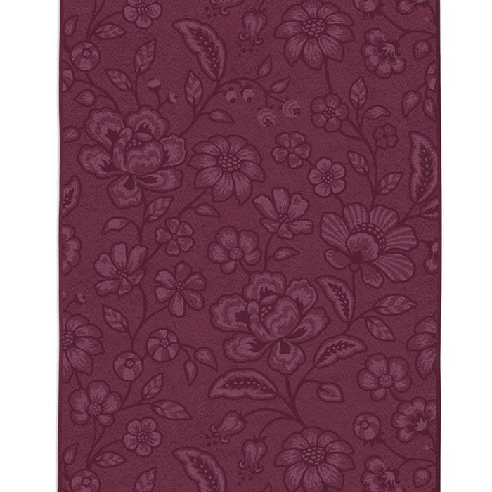 Pip Studio Jasmin Jacquard - Douchelaken - 70x140 - Donker roze