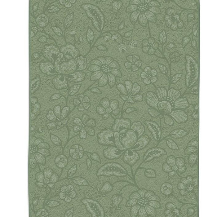 Pip Studio Jasmin Jacquard - Douchelaken - 70x140 - Groen