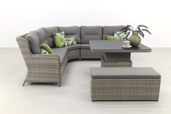 VDG Sandigo lounge dining set met bijzetbank