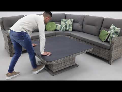 VDG Sandigo lounge dining set met bijzetbank