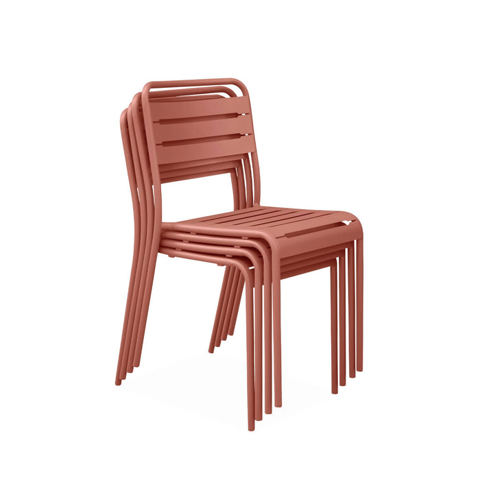 sweeek - Tuinstoelen metaal (set van 4)