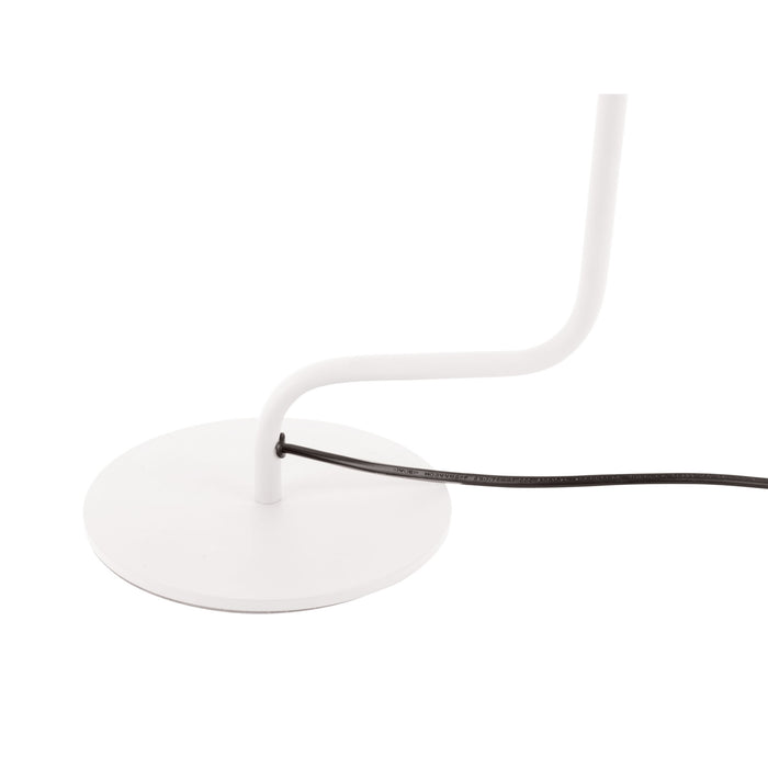 Leitmotiv - Table lamp Office Curved metal white