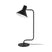 Leitmotiv - Table lamp Office Curved metal black
