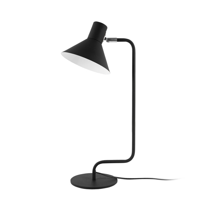 Leitmotiv - Table lamp Office Curved metal black