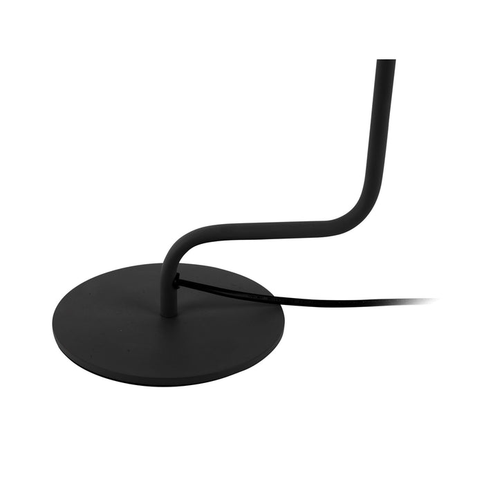 Leitmotiv - Table lamp Office Curved metal black