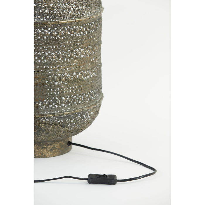 Light & Living Tafellamp Udupi - Bruin - Ø31cm