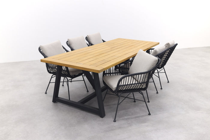 GI Margriet black |Noah tuinset -7-delig