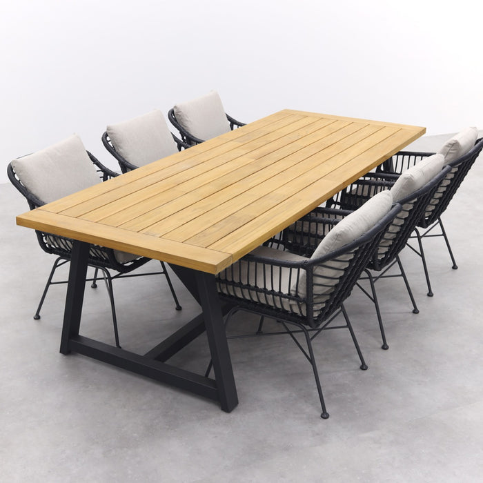 GI Margriet black |Noah tuinset -7-delig