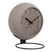Karlsson - Table clock Nirvana Globe dark warm grey