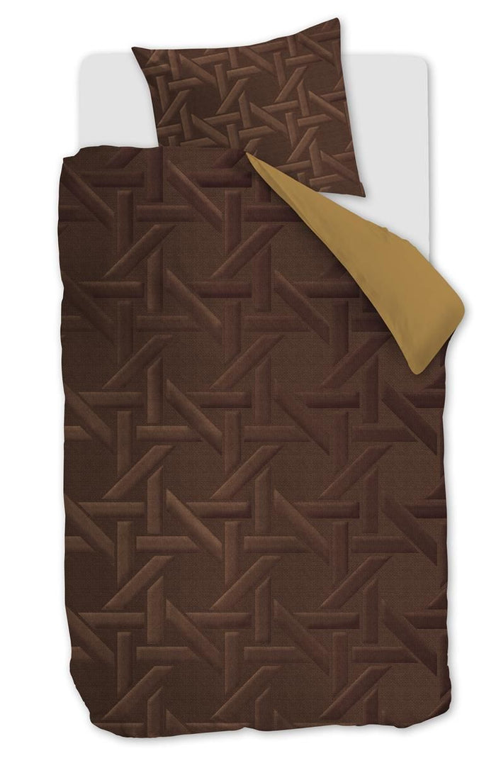 Kardol Parsons Dekbedovertrek Goud 140 x 200|220 cm