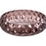 present time - Bowl Speckles glass large chocolate brown