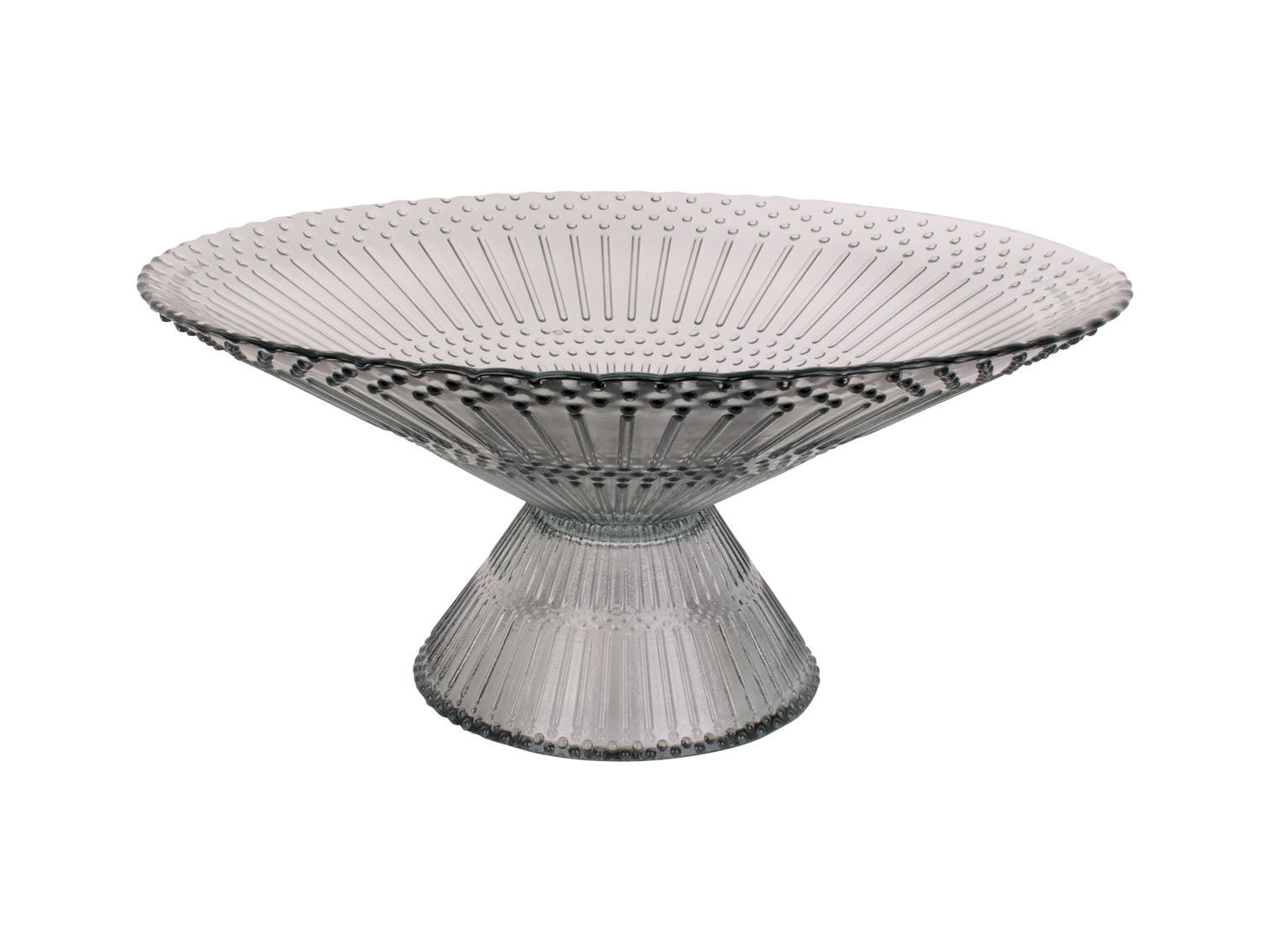 present time - Bowl Prance glass medium black