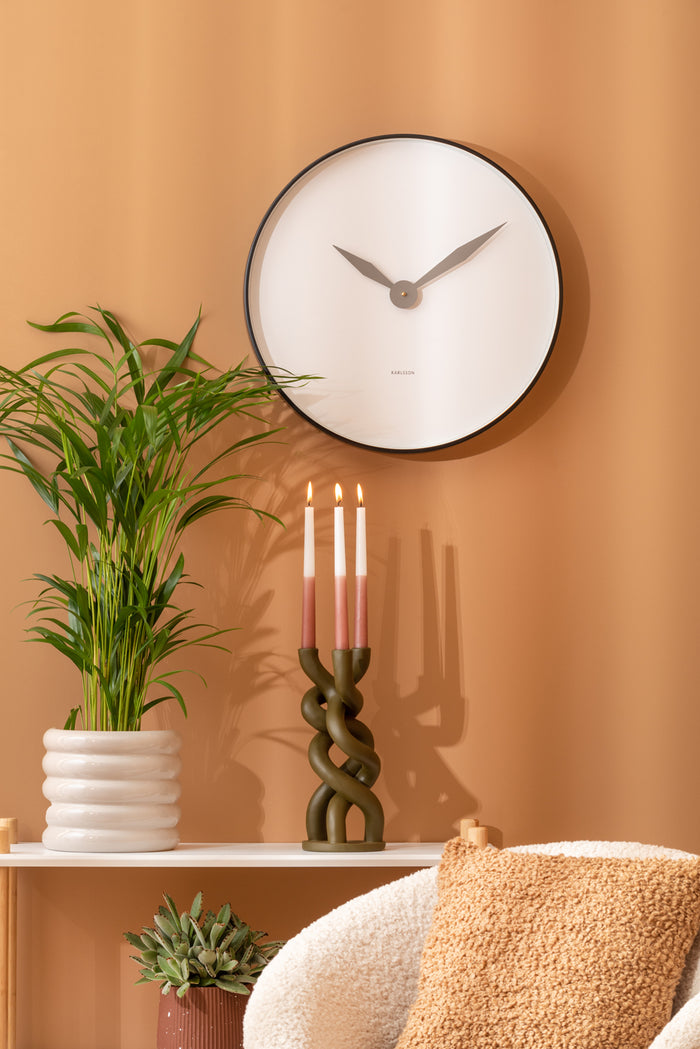 Karlsson - Wandklok Albatross - Zwart - Ø50cm