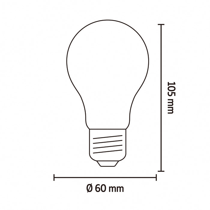 Calex Lichtbron E27  Goud - Glas - 6x11x6cm (BxHxD)