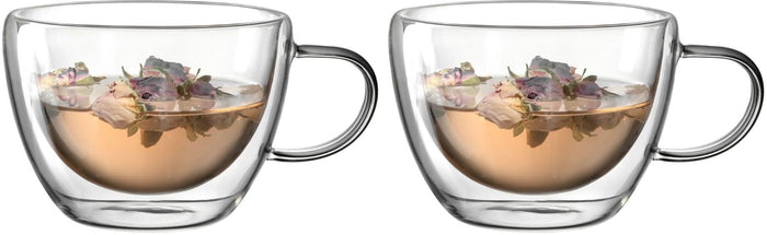 Leonardo Dubbelwandige Glazen Duo 360 ml - 2 Stuks - Hittebestendig