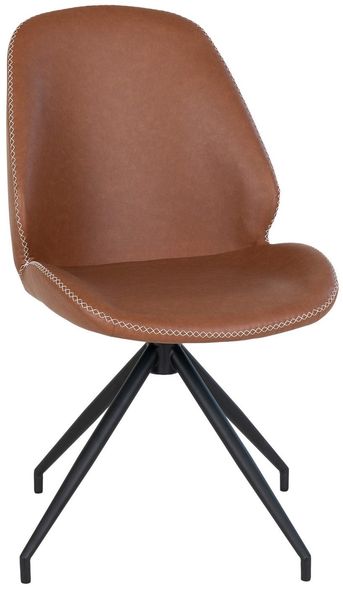 House Nordic Monte Carlo Vintage Bruin Draaistoel set van 2