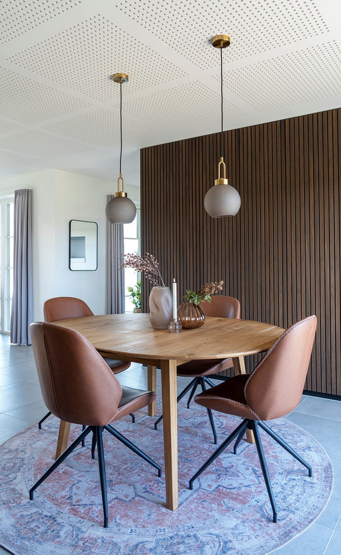 House Nordic Monte Carlo Vintage Bruin Draaistoel set van 2