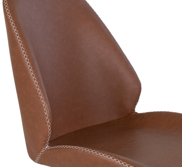 House Nordic Monte Carlo Vintage Bruin Draaistoel set van 2