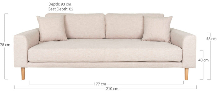 House Nordic - 3-Zits Bank Lido Zand