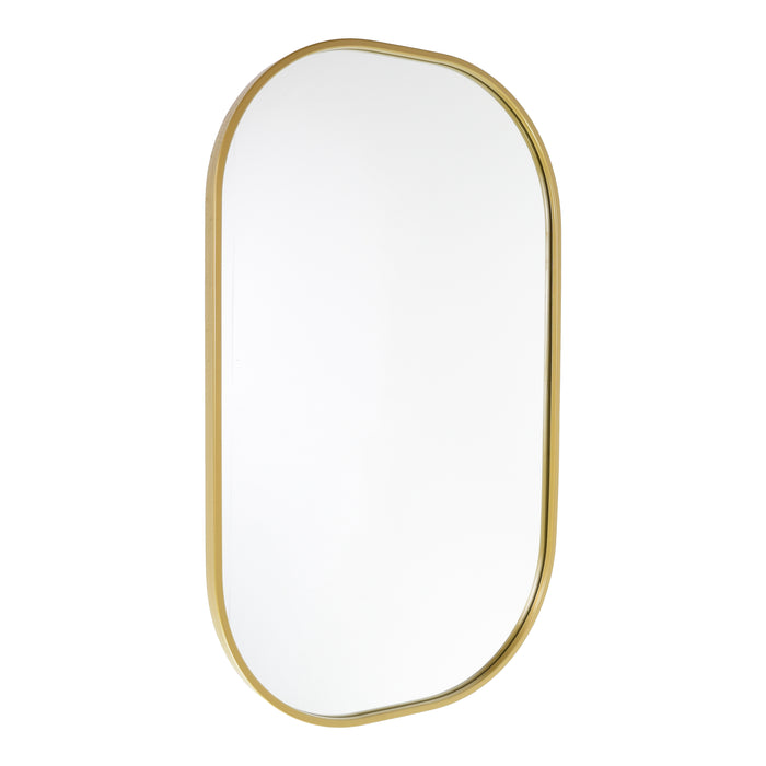 Fragix Iris Spiegel Ovaal - Goud - Metaal - 80x50