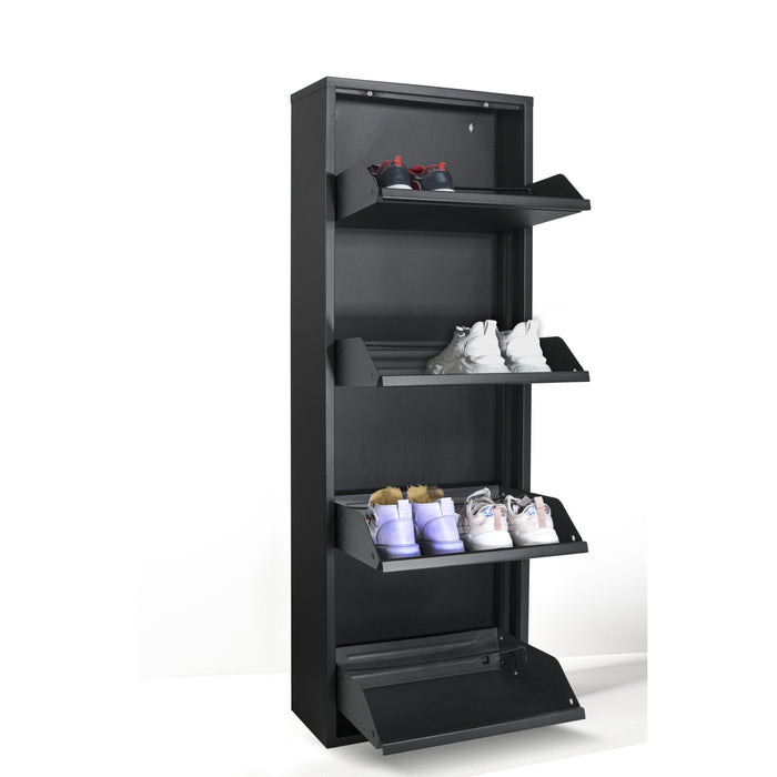 Gorillz Paw Fire - Schoenenrek – Schoenenkast Metaal - Zwart