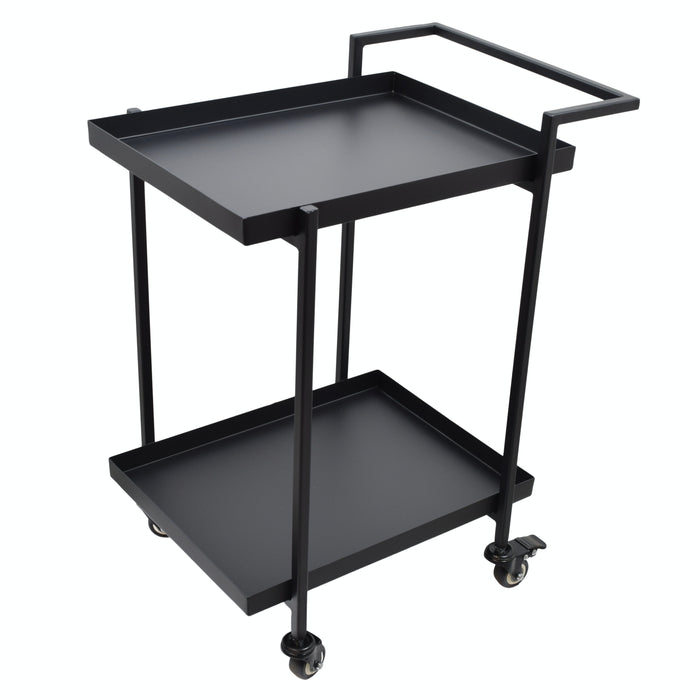LOFT42 James Trolley Vierkant - Zwart -  Metaal - 60x54x38